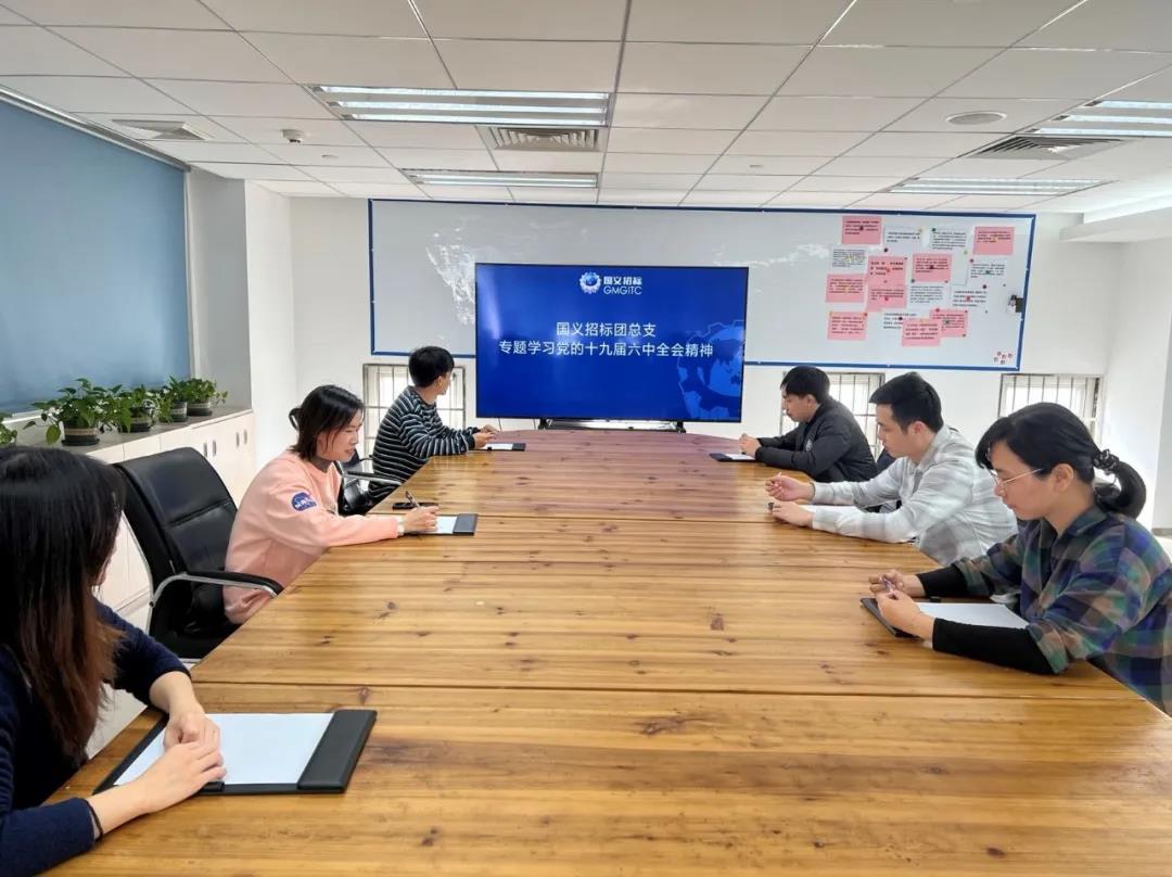 集團團委深入學習貫徹黨的十九屆六中全會精神 為集團奮進世界500強匯聚青春力量