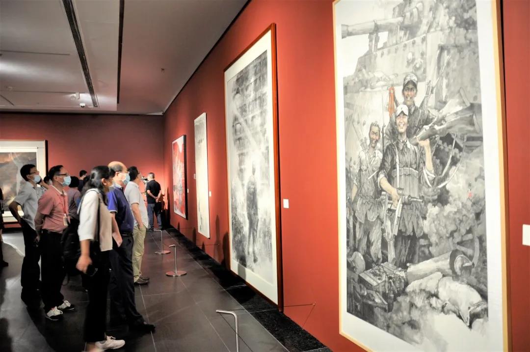盛特投資組織參觀“廣東省慶祝中國共產黨成立100周年美術作品展”